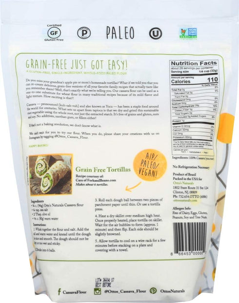2 lbs 2PC Otto's Cassava Flour Gluten Free