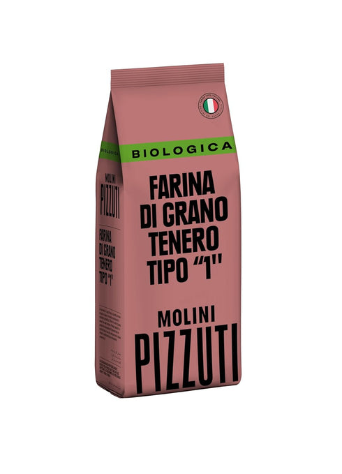Molini Pizzuti Type '1' Stone-Ground Flour Premium Italian Flour for Artisan Breads, Pizza, and