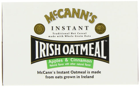 12.3-Ounce (Pack 6) McCANN'S Instant Irish Oatmeal, Apple & Cinnamon, Boxes