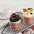 2PCS Fake Fruit Cupcake Simulation Sprinkle Artificial Food Cake Mixed Model Kitchen Decoration