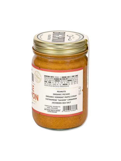 26 Big Spoon Roasters Maple Cinnamon Peanut & Pecan Butter - Low Sugar Peanut Butter - Creamy Peanut Butter w/Maple