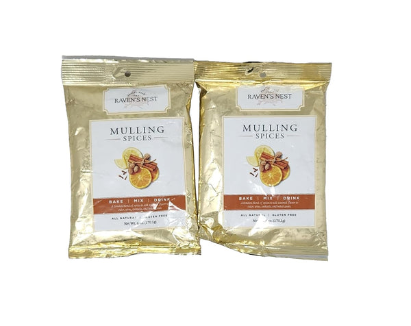 Generic Raven's Nest Mulling Spices for Baked Goods and Drink Mixes 6oz (Pack