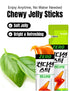 Generic 18 10 Korean Zero Sugar Jelly Stick, Soft Jelly Snack, g x Sticks, Product of Korea