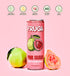 12 Oz (Pack 12) FRUGA Pink Guava Sparkling Fruit Super Soda, Prebiotic Soda, Low Calorie, Healthy Soda Benefits