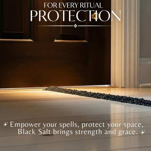 1 Oz(Ounce) Bless International Black Salt for Wiccan Protection Rituals and Spells