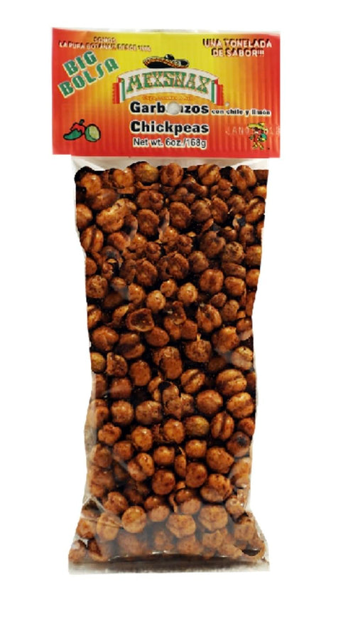 border merchant 5oz 3 Garbanzos Chickpeas Hot Chile & Limon Authentic Mexican Snacks Mexico Pk