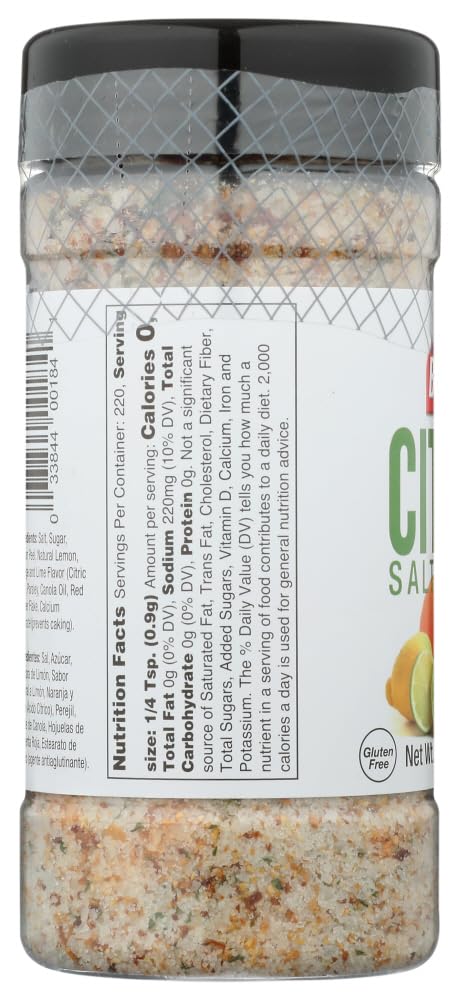Badia 7 Oz, Pack 6 SALT CITRUS