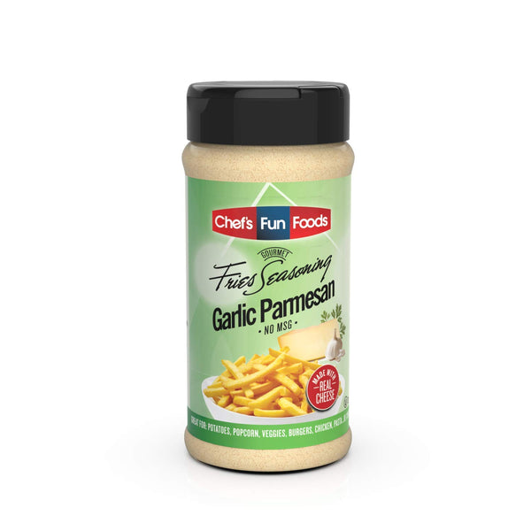 Gourmet Fries Seasonings 3 Set - Bottle, Garlic Parmesan, 9 Ounce,3 Set 9 Ounce (Pack