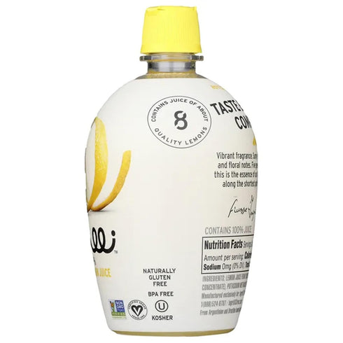 Ingrilli 100% 7 Oz (Pack 6) Lemon Juice from Concentrate, Fl Bottle