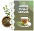 Healthy Healing Herbs 100% 100 Organic Thyme Leaf Tea Bags | Natural, Non-GMO | Pure Aromatic Herbal Tea | Bags