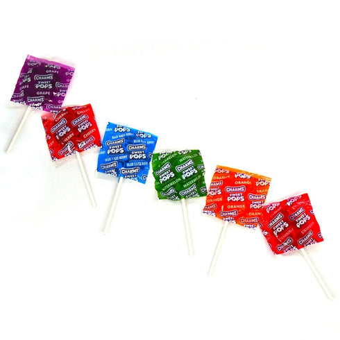 Charms Sweet Pops, Assorted Fruit Flavors, 48-Count Box