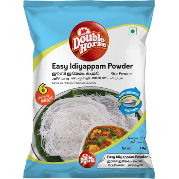 Generic Idiyappam Powder Flour QUICK & INSTANT Double Horse 1KG Spicerange.com