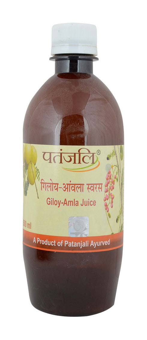 Amla 500ml Patanjali Giloy Juice - Carton