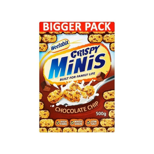 Alpen Weetabix Crispy Minis Chocolate Chip (500g) - Pack of 2