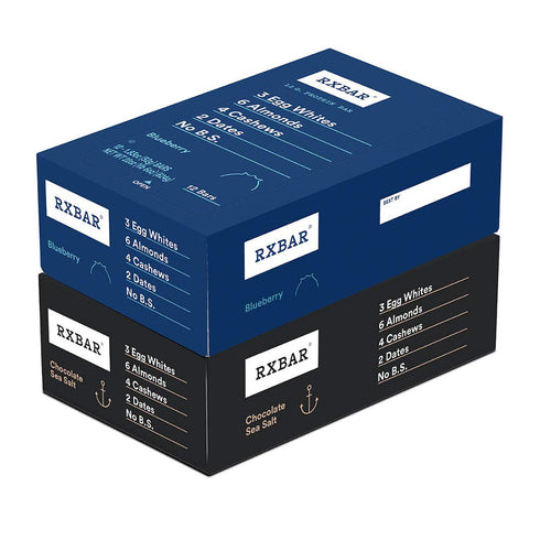 Pack, 2 (24 RXBAR Protein Bar, Variety Flavors Bars)