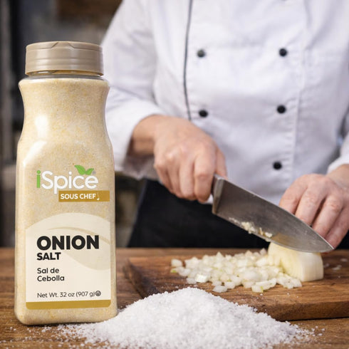 32 oz iSpice Blend | Onion Salt | | Bulk Size | Rich Aroma | Kosher (Onion Salt)
