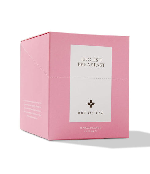Art of Tea | Organic English Breakfast | 12 Count Pyramid Tea