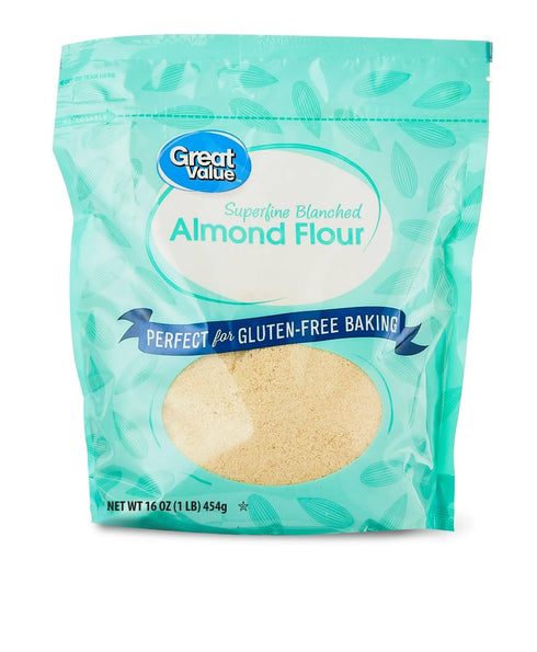 Generic 16 oz (Pack 2) 2 lb Blanched Almond Flour, of Finely Ground, Gluten-Free Baking Flour, Keto & Low-Carb