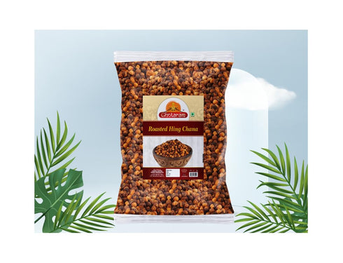 GHOTARAM Namkeen-250 1Pack Hing Roasted Chana Bhuna Chana, Roasted Chickpeas, Black Gram With Goodness Of Hing