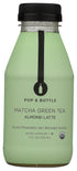 Pop And Bottle, Lattee Almond Milk Matcha Green Tea Organic, 11 Fl