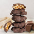 12 OZ Chocolate Caramel Cashew Nut Clusters Gift Box - by It's Delish | Premium Dark Chocolate Covered Nuts with Carmel