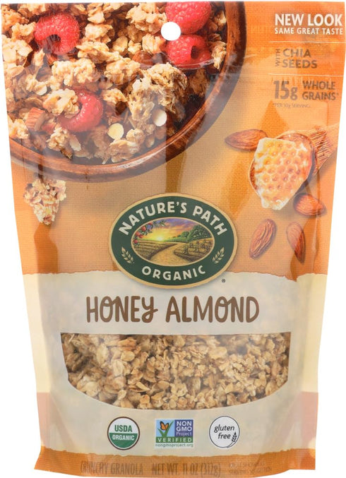 Nature's Path Organic Granola Gluten Free Honey Almond with Chia -- 11