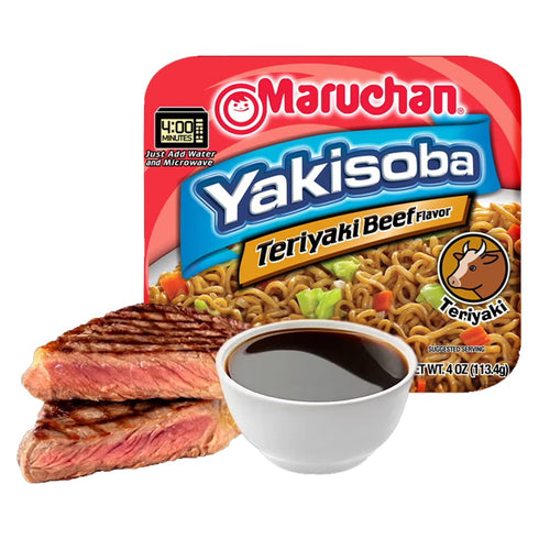 4 Oz Maruchan Yakisoba Noodle Soup, Teriyaki Beef