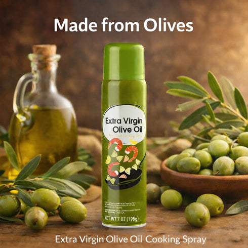 Generic 7oz Extra Virgin Olive Oil Spray Nonstick Cooking Spray for Air Fryer, Baking, Grilling & High Heat No
