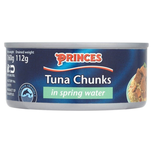 Princes Tuna Chunks in Spring Water (160g) - Pack of 2
