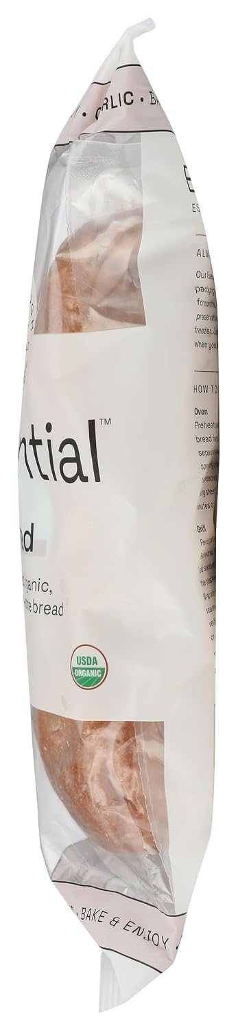 Essential Baking Company 16 OZ Organic Bake at Home Garlic Sourdough Bread