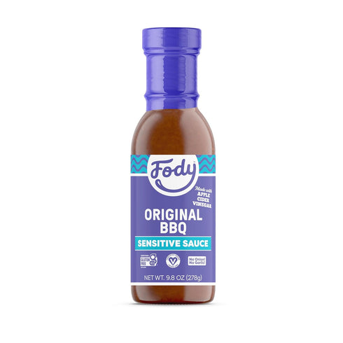 Fody Foods Original BBQ Sauce 9.8oz - Low Fodmap Certified, Sensitive Recipe, Gut & IBS Friendly