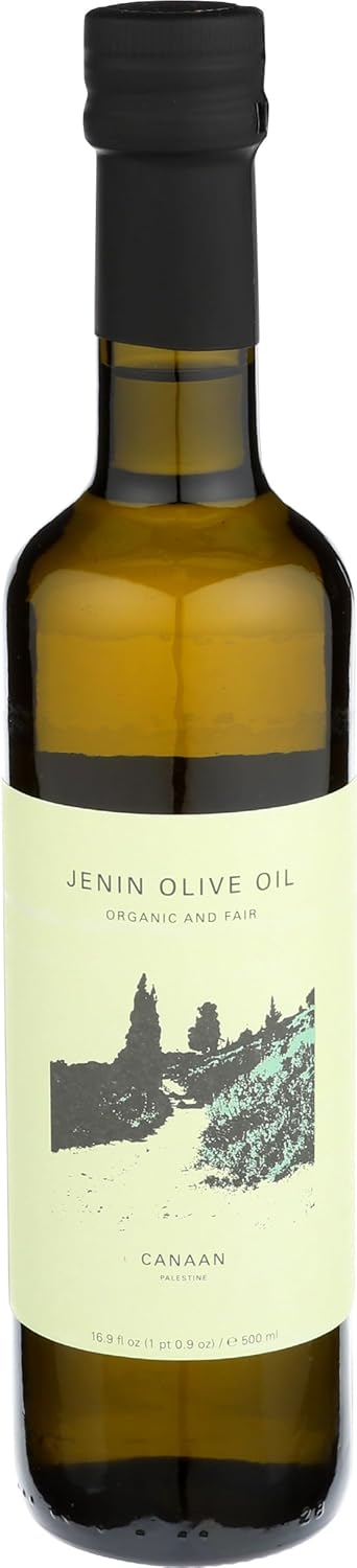 Canaan FAIR TRADE Organic Jenin Extra Virgin Olive Oil, 16.9 FZ