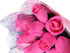 UniqueBeadsAndGifts Dozen 13 It's A Girl! Baker's Bouquet of Pink Wood Roses