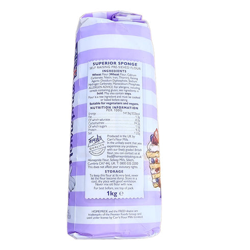 Generic 1kg (1 Pack, Home Pride Flour - Strong White, Superior Sponge - Superior Sponge)