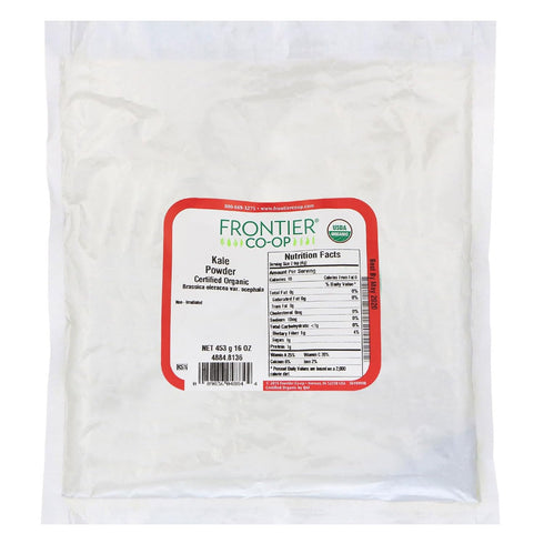 1 lb. Frontier Co-op Kale Powder, Certified Organic, Kosher | Bulk Bag | Brassica oleracea