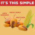 0.7oz 20 LOVE CORN Hot & Spicy Crunchy Roasted Corn Snack, Gluten Free, Non-GMO, Vegan, Kosher Lunchbox, Office