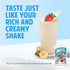 Milkita Creamy Shake Lollipop Bag - Gluten Free Chewy Candies with Calcium & Real Milk, Low-Sugar, 15 Pcs