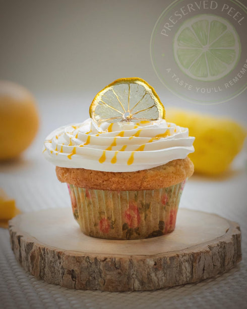 40 Dried Lemon Slices | Slices | Preserved Peel Premium DRIED FRUITS for Luxury Cocktail Garnishes for Establishments