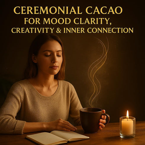 MAIA CEREMONIAL 100% (1) Cacao, with Flavanol, Theobromine, Magnesium and Natural Flavonoids Blend, Improves Mental