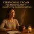 MAIA CEREMONIAL 100% (1) Cacao, with Flavanol, Theobromine, Magnesium and Natural Flavonoids Blend, Improves Mental
