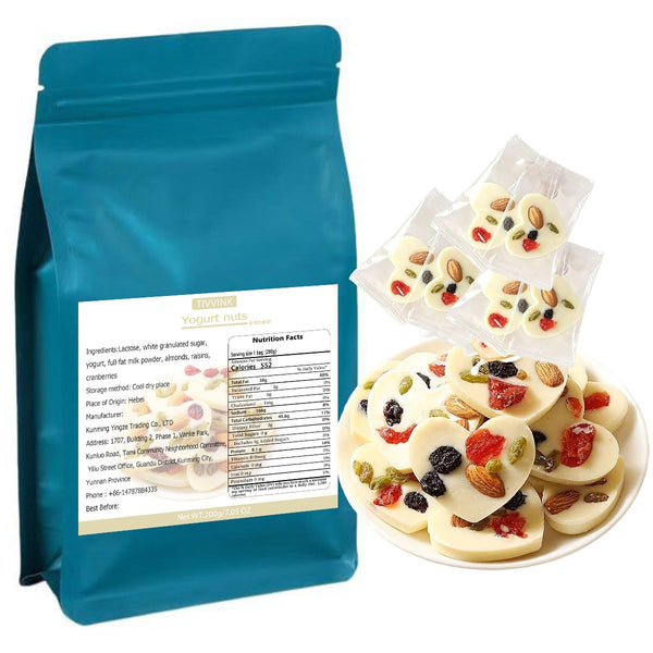 TIVVINK Nuts yogurt snacks200g/7.05OZ, Crunchy Sweet,Yogurt Covered Nuts, ready-to-eat,Healthy snack.