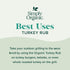 Simply Organic Turkey Rub, Certified Organic, 2.43 oz