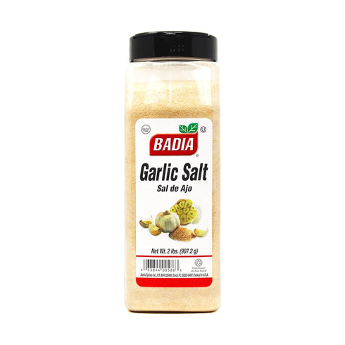 2 lbs Badia Garlic Salt, - Garlic Salt Seasoning, All Purpose Spice Flavor Enhancer, Gluten Free