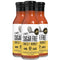 G Hughes 12 Oz (3-Pack) Sugar Free Sweet Honey Wing Sauce - Hot Honey BBQ, Honey Garlic, Gluten Free