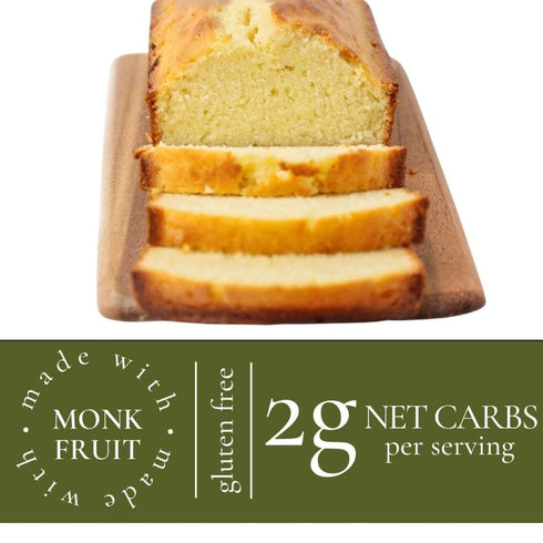 Keto-Friendly Almond Banana Nut Pound Cake - Gluten Free & Low Carb Loaf