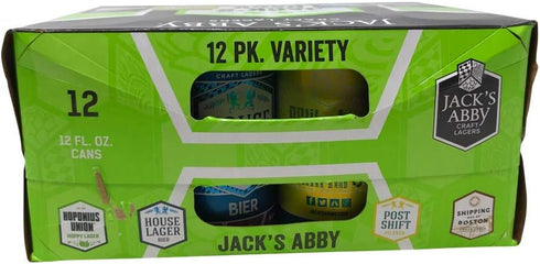 Jacks Abby Brewing 12pk, 12 Oz , Variety, Fl Cans