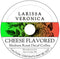 Larissa Veronica Cheese Flavored Medium Roast Decaf Coffee (Single Serve K-Cup Pods) (Gourmet, Naturally