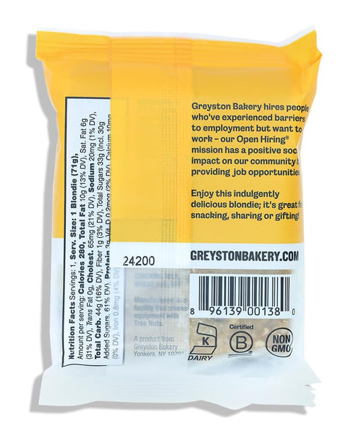 GREYSTON BAKERY 2.5 OZ Double Chocolate Chip Blondie