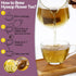 50 Premium Hyssop Tea Bags, Made with Natural Hyssop Flowers, Support Digestion & Promote Relaxation, No Artificial