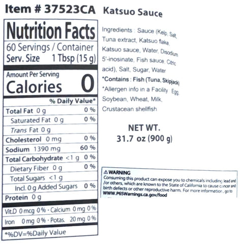1 Pack 900ml Korean Tuna Katsuo Sauce Korean Style Fish Sauce